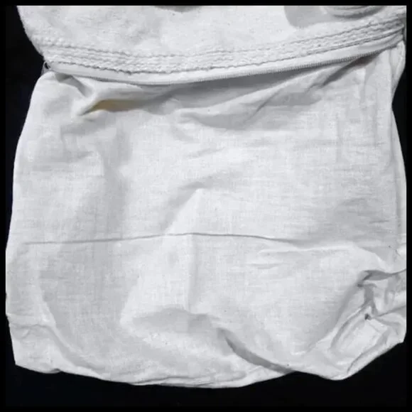 Cotton Cloth Purse Boho Cottagecore 70s Vintage Hippie Bag - Picture 6 of 12